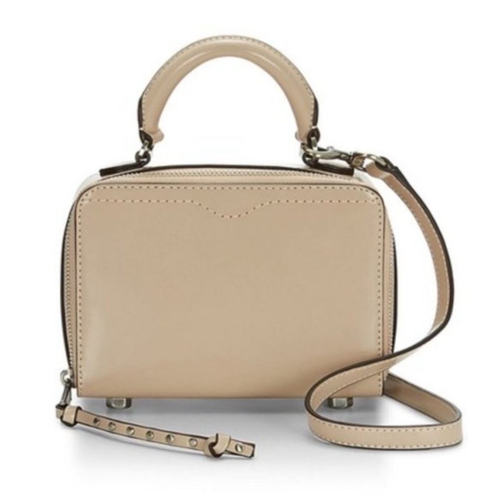 Rebecca Minkoff Top Handle Crossbody Leather Box Purse